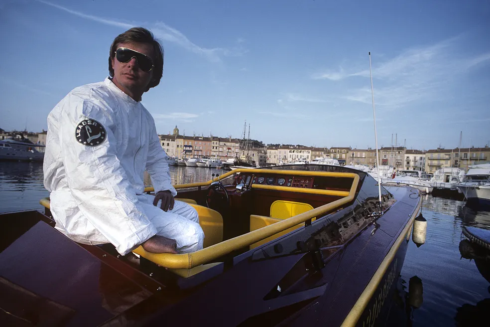 Didier Pironi morreu num acidente de lancha em 1987 — Foto: Getty Images