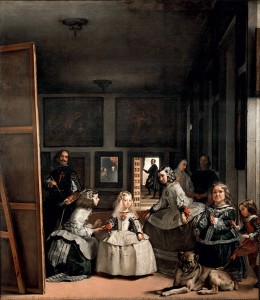 As meninas 1656 Neste quadro essencial, mas ausente da exposição, o pintor se retrata ao lado da infanta, afrontando o protocolo real (Foto: Divulgação)