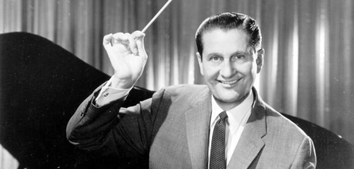 Lawrence Welk, popular líder de banda de TV.. (Crédito da fotografia: Cortesia © Los Angeles Times/ REPRODUÇÃO/ DIREITOS RESERVADOS)