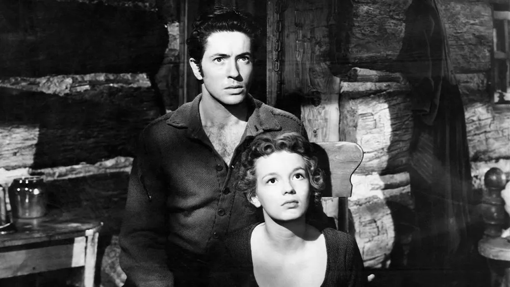 JOAN EVANS COM FARLEY GRANGER NA COLEÇÃO 'Roseanna McCoy' de 1949, cortesia de Everett