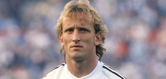 Andreas Brehme, símbolo da seleção alemã e campeão mundial. © Getty Images