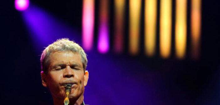 O saxofonista americano David Sanborn. © JEAN-CHRISTOPHE BOTT