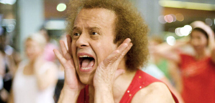 O guru fitness Richard Simmons durante uma aula em seu estúdio, em 2009. (Crédito da fotografia: Stephanie Diani/ The New York Times/ REPRODUÇÃO/ TODOS OS DIREITOS RESERVADOS)