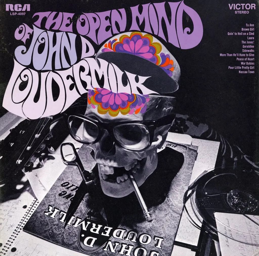 A capa do seu álbum de 1969. John D. Loudermilk foi introduzido no Hall da Fama dos Compositores de Nashville em 1976. Crédito...RCA Vencedor