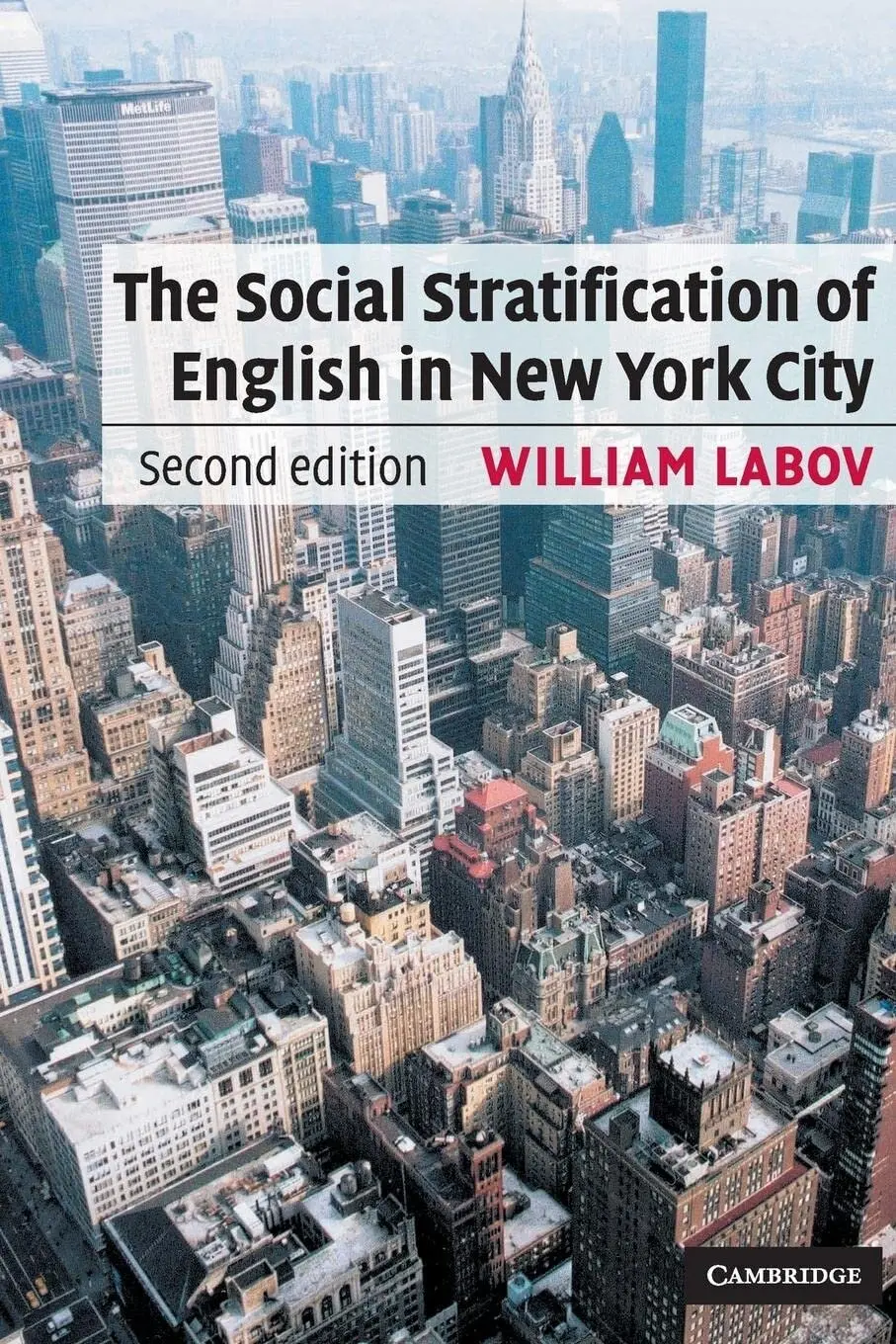 O primeiro livro do Dr. Labov, publicado em 1966, incluiu um estudo no qual ele conversou com vendedores de três lojas de departamento diferentes na cidade de Nova York.Crédito...Imprensa da Universidade de Cambridge