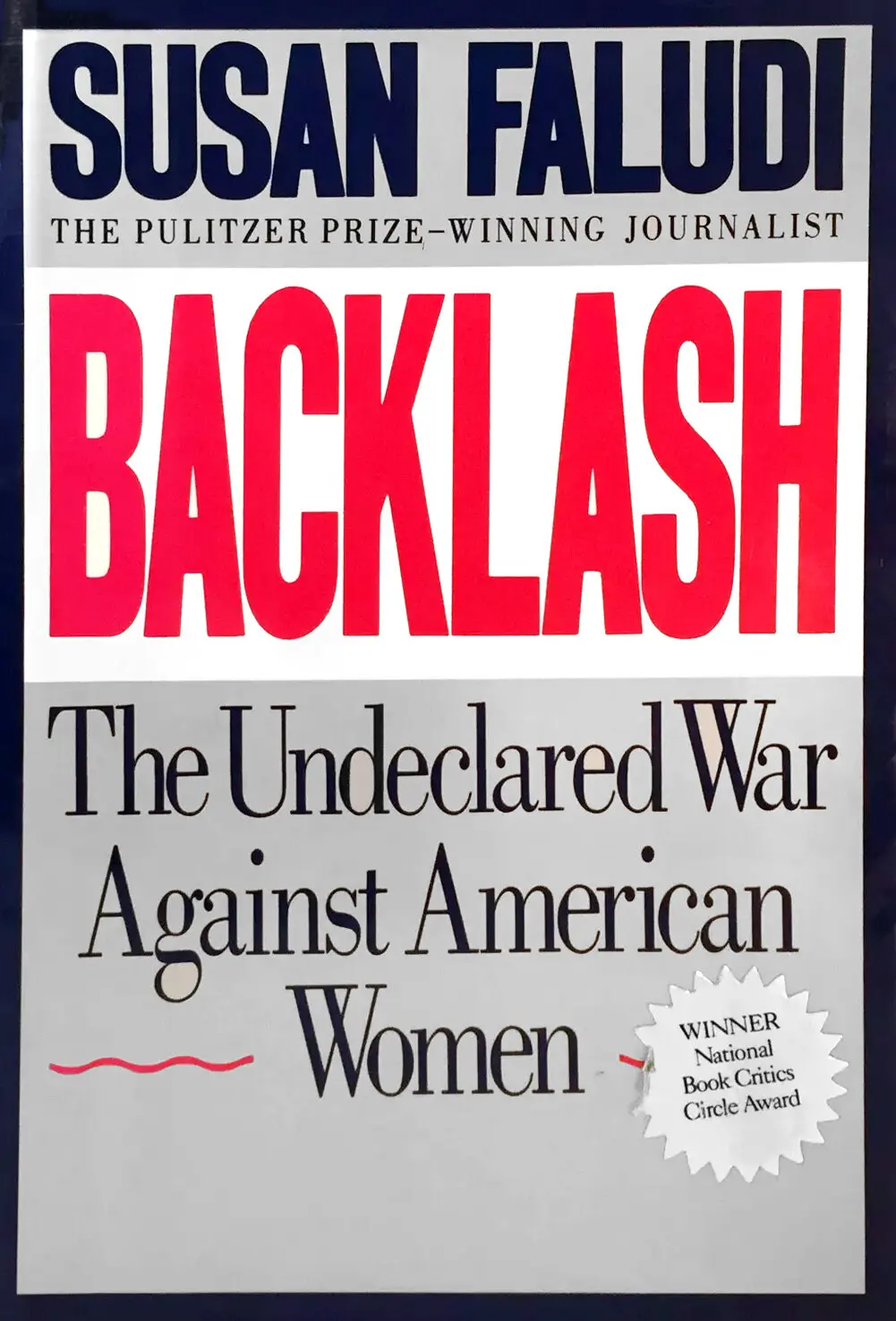 “Lembro-me de Betty ser a única editora que conheci quando estávamos lançando 'Backlash' e que entendeu — instantaneamente — o que eu estava tentando fazer e a necessidade de um livro assim nos sombrios anos 80”, disse Susan Faludi.Crédito...Editora Crown