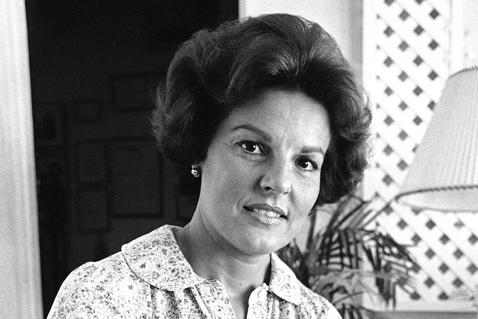 Anita Bryant em sua casa em Miami Beach, Flórida, em 1978. (Crédito da fotografia: cortesia Kathy A. Willens/Associated Press)