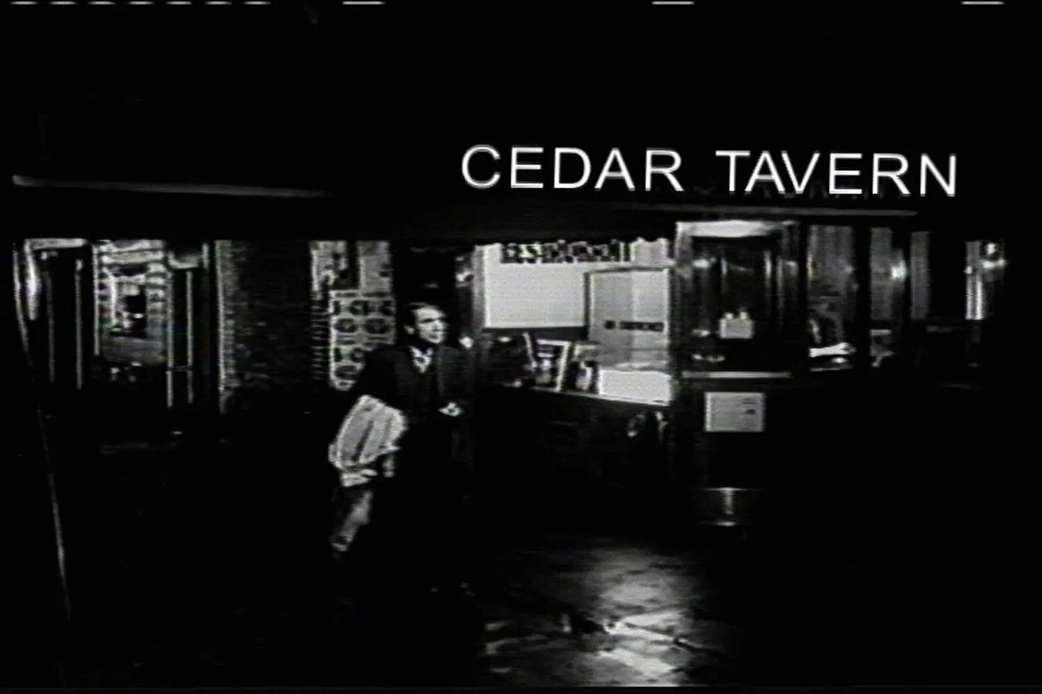 Uma cena de “The Cedar Bar”, um filme produzido, escrito e dirigido pelo Sr. Leslie e baseado em sua peça de 1952.Crédito...Arquivos de filmes de antologia