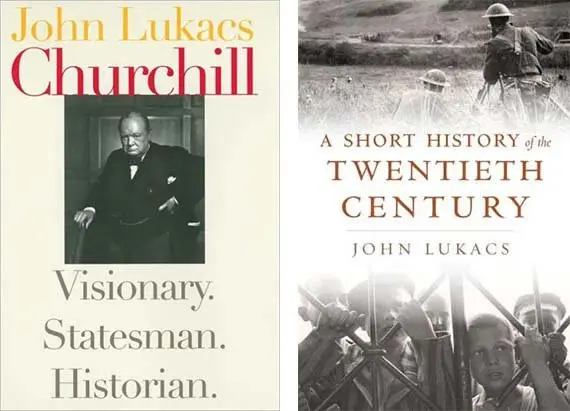 Os livros mais notáveis ​​do Sr. Lukacs incluem seu estudo de 2002 sobre Churchill e “Uma Breve História do Século XX”, publicado em 2013.